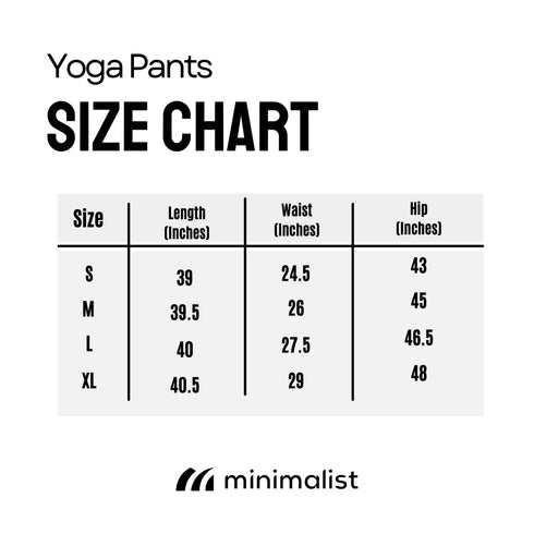 Minimalist Active Wear | Yoga Pants | Onyx Black